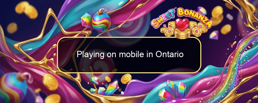 Playing on mobile in Ontario Playing on mobile in Ontario